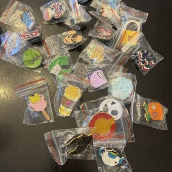 Disney Other - Disney Pin Bundle  of 25 Different Pins, Free Shipping!